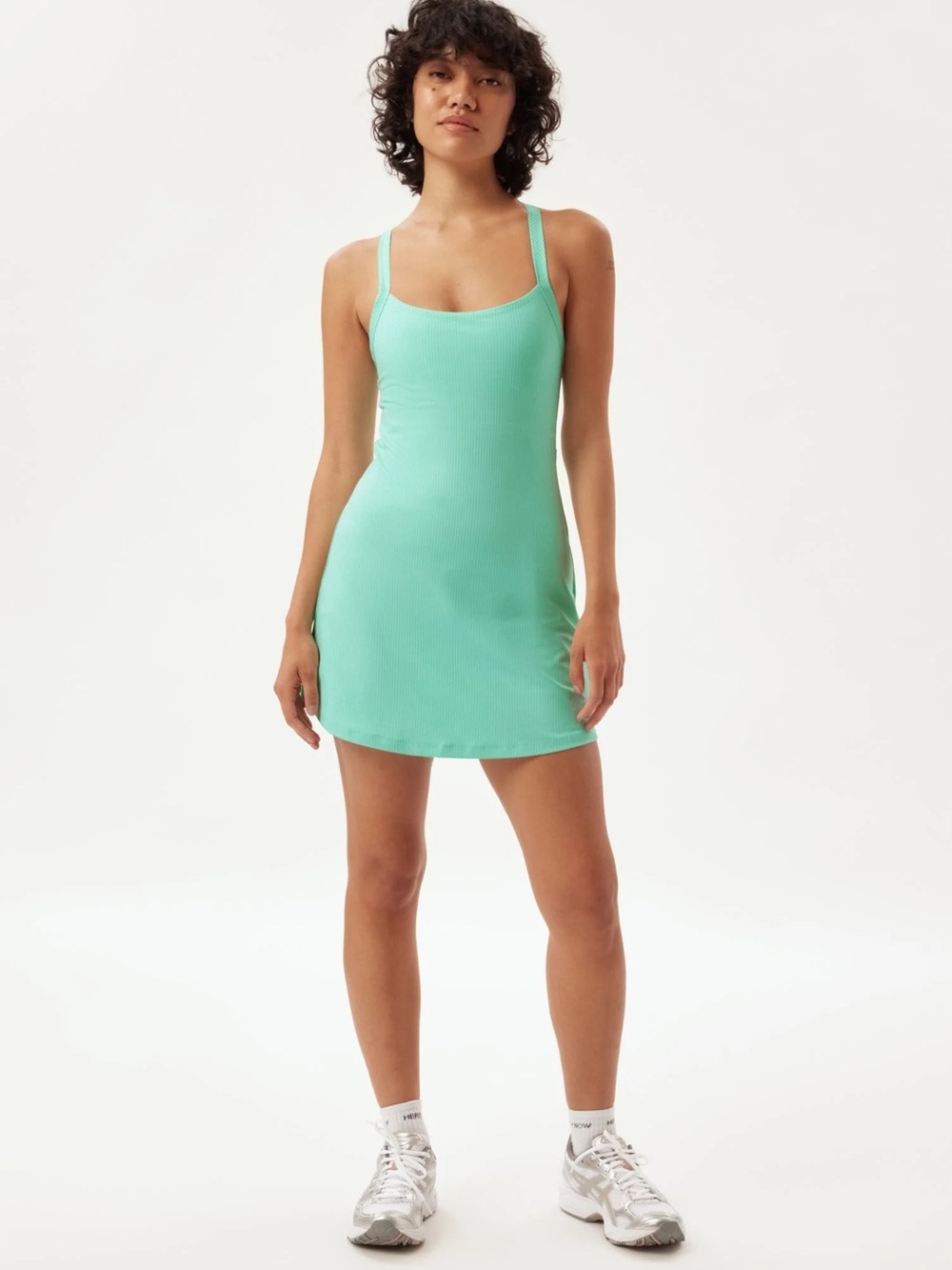 girlfriend collective Breeze RIB Bea Banded dress